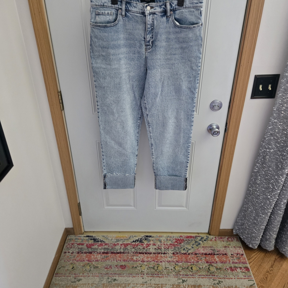 Banana Republic Ankle Cropped Blue Jeans